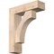 Ekena Millwork Westlake Block Smooth Bracket w/ Offset Brace, Douglas Fir, 5 1/2"W x 18"D x 22"H BKT0604X18X22WTL05SDF - alternate 1